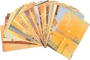 BEBEMOKO Scrapbook Kit 30pcs Background Paper Cards Beautiful Patterns for Wall Decor DIY Craft Projects