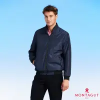 在飛比找momo購物網優惠-【MONTAGUT 夢特嬌】商務休閒格紋鋪棉外套(W2512
