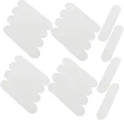 VICASKY 50pcs Acrylic Transparent Display Rack Fake Nails Holder Nail Art Stand Nail Art Display Board Transparent