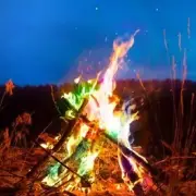 Colorful Powder Fire Magic 30g Mystical Flame Camp Outdoor Halloween Party-10pac