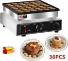 36PCS Electric Dutch Pancake Maker Dorayaki Baker For Breakfast Snack Dessert