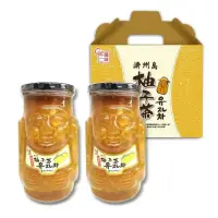 在飛比找momo購物網優惠-【韓味不二】韓國濟州島柚子茶禮盒1kgx2入/盒(送禮推薦/