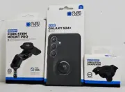 QUAD LOCK KIT GALAXY S24 PLUS, Dampener, FORK STEM Mount Pro *EXPRESS*