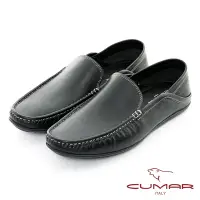 在飛比找Yahoo奇摩購物中心優惠-【CUMAR】時尚穿搭後踩樂福鞋-黑色
