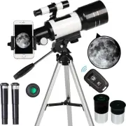 Telescope for Adults & Kids, 70mm Aperture Refractor (15X-150X) Portable...