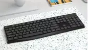 VictSing PC230A Wireless Computer Keyboard USB Black 2.4 GHz PC