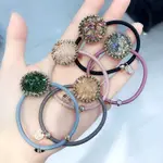 韓國圓型彩色水晶鑽🍭 髮束 現貨