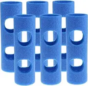 6Pcs Pool Noodle Connector, 2.56x11.81 Lightweight Foam Swimming Noodle Connector with 2 Holes, Practical Swimming Training Aids for Kids & Adults Pool Noodles