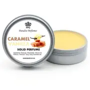 Caramel Vanilla Natural Solid Perfume by Paradise Perfumes Fragrance Balm 15ml