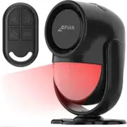 Motion Sensor Alarm with Remote Control,Wireless Infrared (125dB,3*AA Batteries)