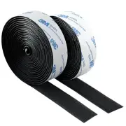 1 Inch x 10Ft Hook and Loop Tape with Adhesive Sewing Fasteners for Carpets Car