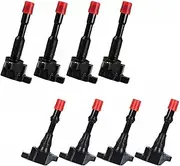 8PCS/LOT Front&Rear Ignition Coils 30520-PWA-003 30521-PWA-003 Compatible With Civic 7 8 VII VIII JAZZ FIT 2 3 II III 1.2 1.3 1.4L