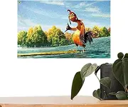 Chicken Joe Tapestry | Double Sided Chicken Joe Flag,Double-Sided Outdoor Yard Banner,Decorative Chicks Tapestry Banners for Outdoor Garden, Creative Aesthetic Home Decor for Wall