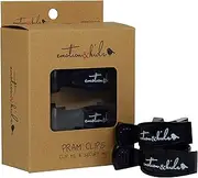 Emotion & Kids Pram Clips Pair, Black