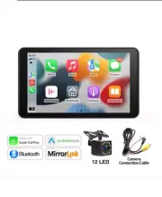 Car Radio CarPlay GPS Navigation Android Auto Bluetooth Music Universal IPS Disp