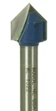 V GROOVE ROUTER BITS