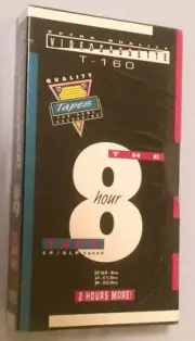 Quality Tapes 8 Hour VHS Tape NOS Sealed