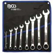 BGS 1199 Combination Spanner Set Inch Sizes 18 - 916 Withworth 8 pcs