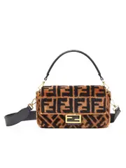 Fendi Baguette Sheepskin in Brown