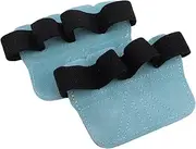 VICASKY Gym Hand Grip Pads Lifting Grips Gloves Lifting Grips Variety Weighted Hand Gloves Leather Lifting Grips Leather Grip Pads Weight Lifting Grip Pads Gym Accessories Brown