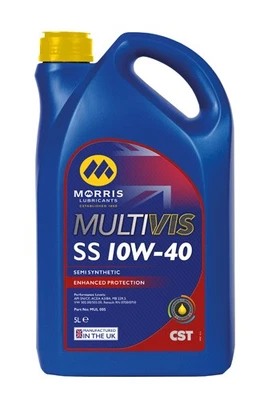 Morris 10w40 Semi Synthetic Engine Oil 5l for Mitsubishi Delica L300 P01W 1.4