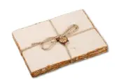 Handmade Vintage Deckle Edge Blank Paper - 5.8x8.3 (A5) - A5 Package of 50 fo...