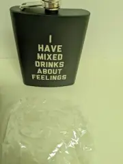 Portable Liquor/Alcohol Stainless Steel Hip Flask 8oz Brand New With Funnel.
