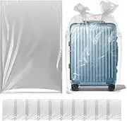 Pack of 10 100 x 150 cm Extra Large Gaint Transparent Plastic Storage Bags, Reusable Giant Storage Bags, Moving Bags for Dustproof, Luggage, Suitcase, Furniture, Comforter