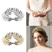 Greek Goddess Laurel Wreath Leaf Headband Head Band Wedding Party Crown Bridal