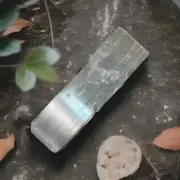 11.5" Natural Selenite Sq. Tower Rough Crystal for Energy Cleansing Home Décor