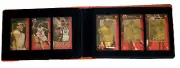 MICHAEL JORDAN LtdEd #6/2300 1997 Upper Deck MATCHED 6-CARD 24K GOLD METAL SET