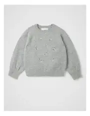 [Forever New Girls] Azure Crew Knit Jumper in Grey