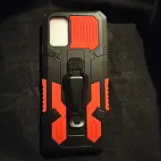Samsung Galaxy A02S Phone Case, Black and Red- (13044-13047)