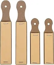 Housoutil Set of 4 Sandpaper Blocks for Carbon Pencils, Sandpaper, Polishing Sponge, Sanding Board, Pencil Cutter