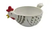 Ceramic Chicken Succulent Cactus Plant Planter Pot 23cm