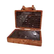 Crystal Box Stone Collection Suitcase Rock and Mineral Collection Activity