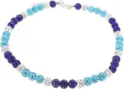 [Holibanna] Baseball Beaded Necklace for Men Women Rhinestone Necklace Chain Baseball Accessories