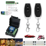 Universal 433MhzRF Wireless Remote Control Switch Relay DC12V 10A Mini Receiv-er