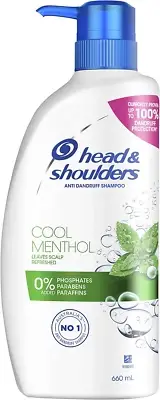 Cool anti Dandruff Shampoo with Menthol Extract for Irritated Scalp 660Ml (Pack