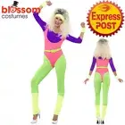 CA1615 80s Workout Ms Physical Olivia Newton John Costume 1980s Sports Fitness