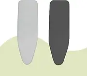 36x13in 38x13in 43x14in 48x15in Adjustable Replacement Ironing Board Cover and Pad, Standard Cotton Ironing Covers, Ironing Board Cover and Pad Easy Fit(Silver,38x13in/97x33cm)