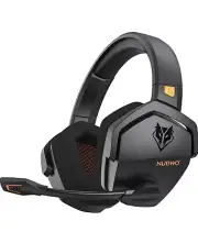 NUBWO G06 Dual Wireless Gaming Headset with Microphone for PS5, PS4, PC Orange
