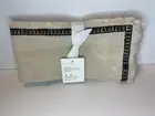 NWT Pottery Barn Sayulita Border Fringe Linen/Cotton Napkins Set of 4 - MSRP $48
