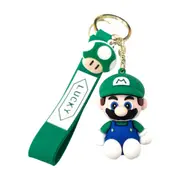 Green Mario Kids Key Chain Keyring