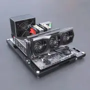 DIY Computer Case PC Frame Desktop Open Chassis Case PC Test Bench Support Mo...