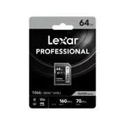 Lexar Professional 1066X SDXC UHS-I Silver Series SD Card