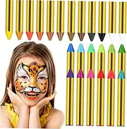 Kisangel Colors Face Paint Crayons Kit Oil Pastel Crayons for Face Painting Easy Application Safe for Skin User Friendly Design