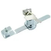 Ratchet Lock for Sliding Glass Display Show Case Cabinet, Polished Chrome #1306