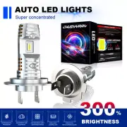 H7 LED Headlight Bulb Globes for Hyundai Terracan HP SUV 2.9 CRDi 4WD 2005-2007 (for: Renault)