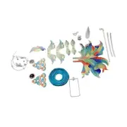 Chinese Festival Lantern DIY Koi Lantern Light Ornament Hanging Lantern Paper